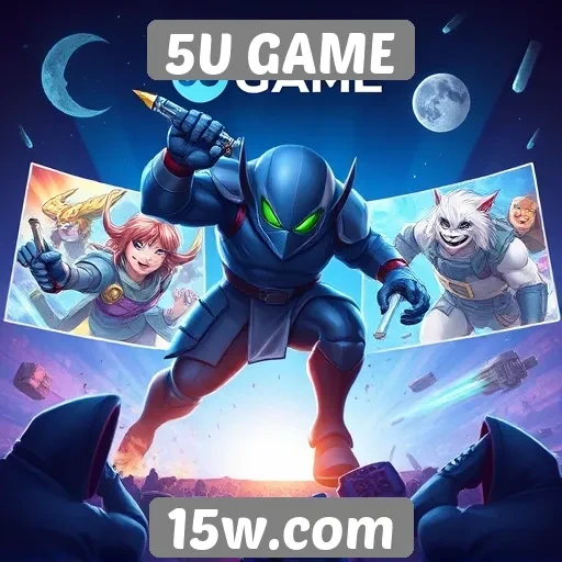 Exploração das categorias de jogos disponíveis no 5U GAME